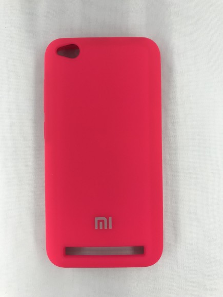 Чехол накладка с логотипом Mi для Xiaomi redmi 5A Малиновый