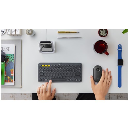Беспроводная клавиатура Logitech K380 Wireless Bluetooth Keyboard Dark Grey (Серая) EAC Беспроводная клавиатура Logitech K380 Wireless Bluetooth Keyboard Dark Grey (Серая) EAC