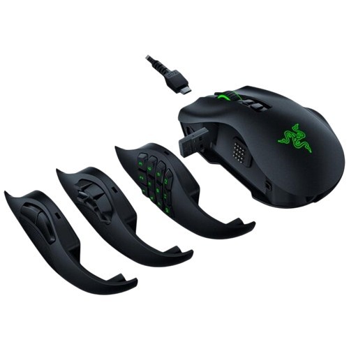 Беспроводная мышь Razer Naga Pro Black (Черный) RZ01-03420100-R3G1 EAC Беспроводная мышь Razer Naga Pro Black (Черный) RZ01-03420100-R3G1 EAC