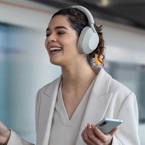 Беспроводные наушники Sony WH-1000XM5 Silver (Серебристый)