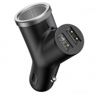 Автомобильное зарядное устройство Baseus Y Type Car Charger CCALL-YX01