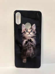 Силиконовая накладка для Xiaomi redmi Note 7 Цветная (Винил)