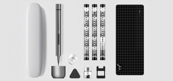 Электрическая умная отвертка Xiaomi Wowstick 1F+ (69 in 1) Silver