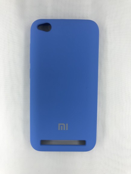 Чехол накладка с логотипом Mi для Xiaomi redmi 5A Синий