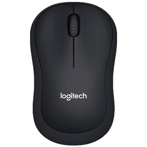 Беспроводная мышь Logitech B220 Silent USB оптическая Black (Черная)