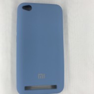 Чехол накладка с логотипом Mi для Xiaomi redmi 5A Голубой