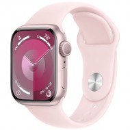 Умные часы Apple Watch Series 9 45 мм Pink Aluminium Case, Light Pink Sport Band M/L Умные часы Apple Watch Series 9 45 мм Pink Aluminium Case, Light Pink Sport Band M/L