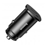 Автомобильное зарядное устройство Baseus 30 Вт Dual USB Quick Charge QC 4.0 Black CCALL - DS01