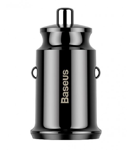 Автомобильное зарядное устройство Baseus Grain Car Charger (Dual USB 5V 3.1A) Black CCALL-ML01