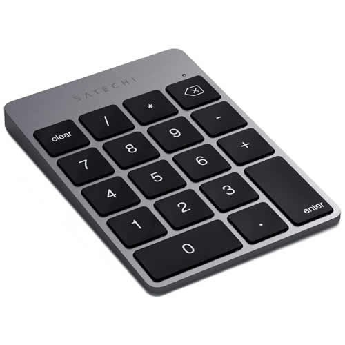 Цифровая клавиатура Satechi Aluminum Keypad Numpad (ST-SALKPM) Bluetooth Space Gray (Серый космос) Цифровая клавиатура Satechi Aluminum Keypad Numpad (ST-SALKPM) Bluetooth Space Gray (Серый космос)