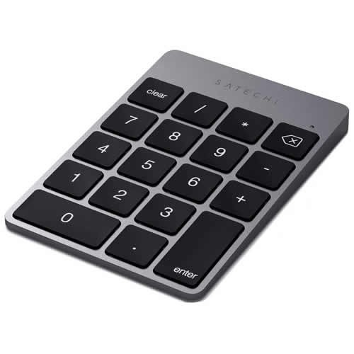 Цифровая клавиатура Satechi Aluminum Keypad Numpad (ST-SALKPM) Bluetooth Space Gray (Серый космос) Цифровая клавиатура Satechi Aluminum Keypad Numpad (ST-SALKPM) Bluetooth Space Gray (Серый космос)