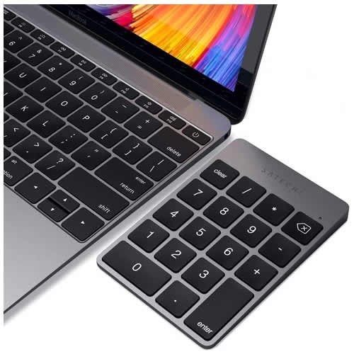 Цифровая клавиатура Satechi Aluminum Keypad Numpad (ST-SALKPM) Bluetooth Space Gray (Серый космос) Цифровая клавиатура Satechi Aluminum Keypad Numpad (ST-SALKPM) Bluetooth Space Gray (Серый космос)