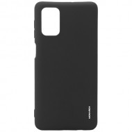 Силиконовая накладка для Samsung Galaxy A71 Monarch Black (Черная) Силиконовая накладка для Samsung Galaxy A71 Monarch Black (Черная)