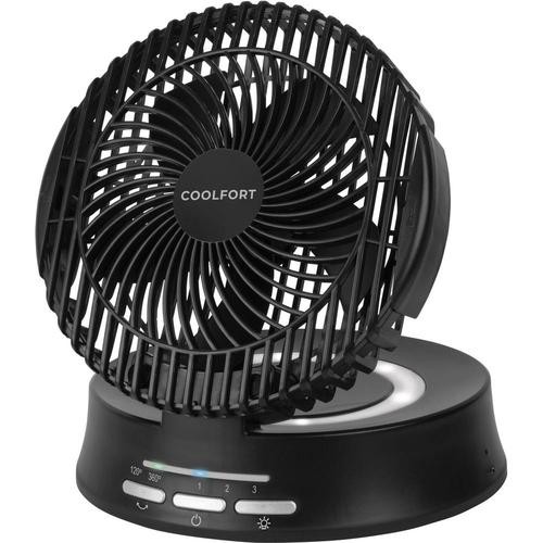 Настольный вентилятор Coolfort CF-2000 Black (Черный) EAC