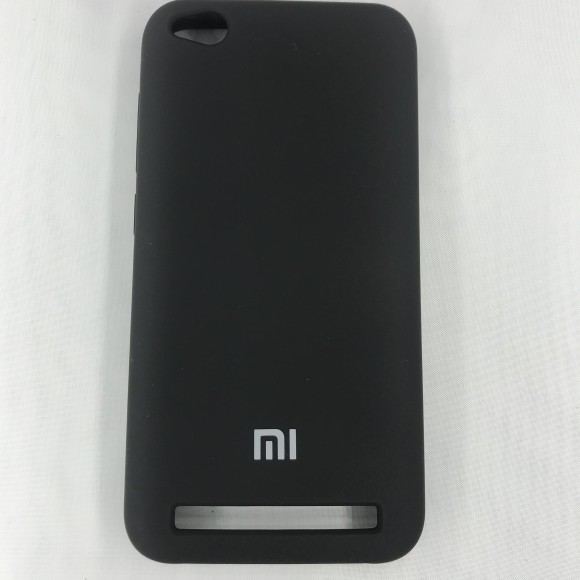 Чехол накладка с логотипом Mi для Xiaomi redmi 5A Черный