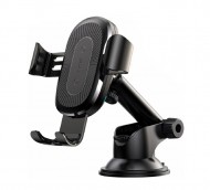 Автомобильный держатель Baseus Osculum Type Wireless Charger Gravity Car Mount (Black) WXYL-A01