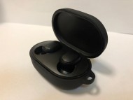 Силиконовый чехол для беспроводных наушников Xiaomi AirDots/Redmi AirDots (Black) Черный Силиконовый чехол для беспроводных наушников Xiaomi AirDots/Redmi AirDots (Black) Черный