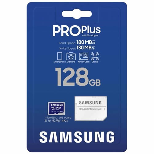 Карта памяти MicroSDXC Samsung PRO Plus 2023 128Gb (MB-MD128SA) Карта памяти MicroSDXC Samsung PRO Plus 2023 128Gb (MB-MD128SA)