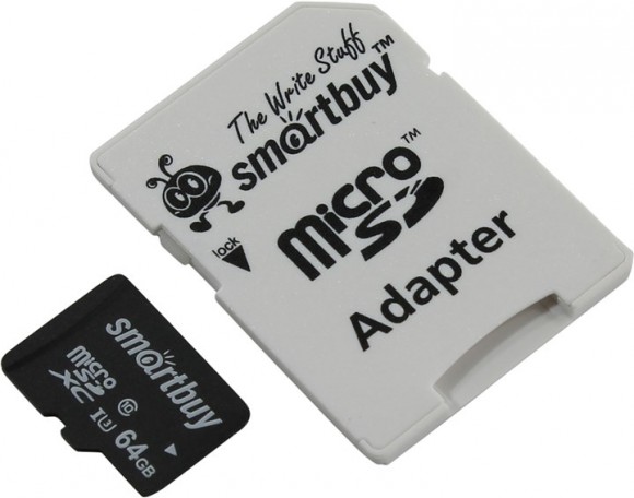 SmartBuy Professional microSDXC Class 10 UHS-I U3 64GB (SB64GBSDCL10U3-01)