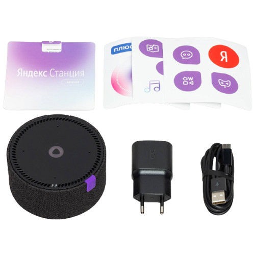 Умная колонка Яндекс.Станция Мини Black (Черный) EAC