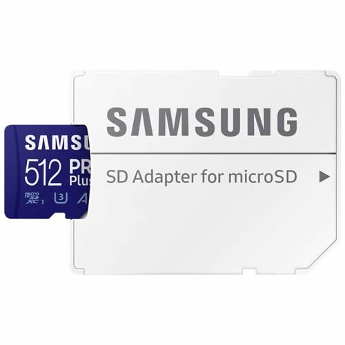 Карта памяти MicroSDXC Samsung PRO Plus 2023 512Gb (MB-MD512SA) Карта памяти MicroSDXC Samsung PRO Plus 2023 512Gb (MB-MD512SA)