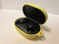 Силиконовый чехол для беспроводных наушников Xiaomi AirDots/Redmi AirDots (Yellow) Желтый Силиконовый чехол для беспроводных наушников Xiaomi AirDots/Redmi AirDots (Yellow) Желтый
