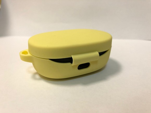 Силиконовый чехол для беспроводных наушников Xiaomi AirDots/Redmi AirDots (Yellow) Желтый Силиконовый чехол для беспроводных наушников Xiaomi AirDots/Redmi AirDots (Yellow) Желтый