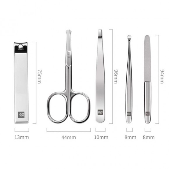 Маникюрный набор Xiaomi Huo Hou Stainless Steel Nail Clippers Suit Brown (HU0061) Маникюрный набор Xiaomi Huo Hou Stainless Steel Nail Clippers Suit Brown (HU0061)