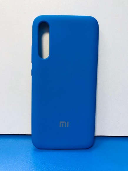 Силиконовая накладка для Xiaomi Mi A3 (Синяя)