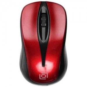 Беспроводная мышь Oklick 675MW USB оптическая Black/Red (Черно-красная)  (10306)
