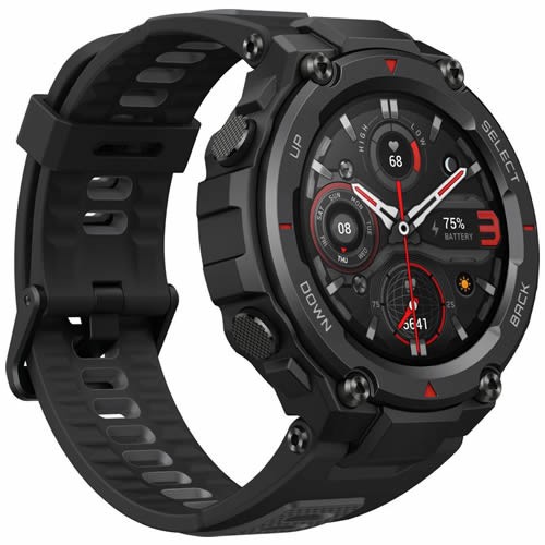 Часы Amazfit T-Rex Pro Meteorite Black (Черный) EAC Часы Amazfit T-Rex Pro Meteorite Black (Черный) EAC