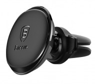 Автомобильный держатель в дефлектор магнитный Baseus With Cable Clip (Black) SUGX-A01