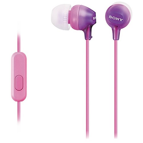 Наушники Sony MDR-EX15AP Purple (Фиолетовый) EAC