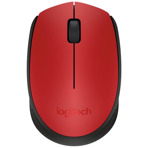 Беспроводная мышь Logitech M171 USB оптическая Red (Красная)