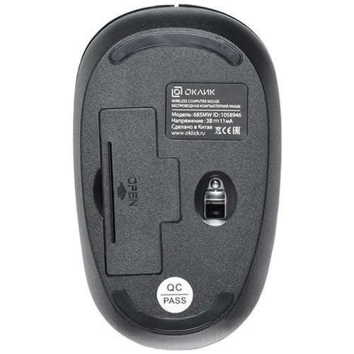 Беспроводная мышь Oklick 685MW USB оптическая Black (Черная) Беспроводная мышь Oklick 685MW USB оптическая Black (Черная)