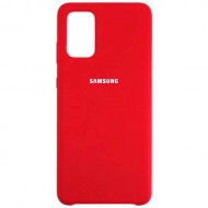 Силиконовая накладка для Samsung Galaxy S20+ с логотипом Red (Красная)  Силиконовая накладка для Samsung Galaxy S20+ с логотипом Red (Красная)