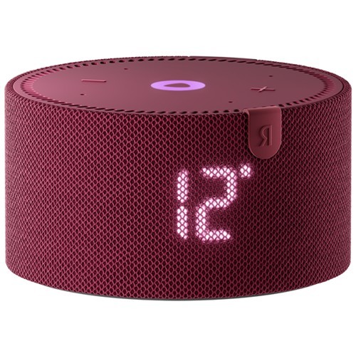 Умная колонка Яндекс Новая Станция Мини (с часами) Red (Красный гранат) EAC Умная колонка Яндекс Новая Станция Мини (с часами) Red (Красный гранат) EAC