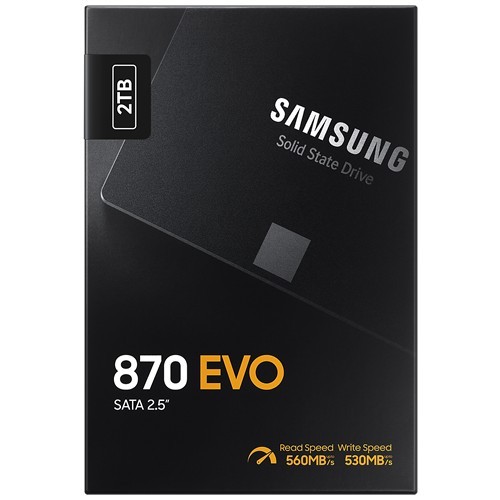 Твердотельный накопитель Samsung 870 EVO SATA 2.5" SSD 2Tb MZ-77E2T0BW