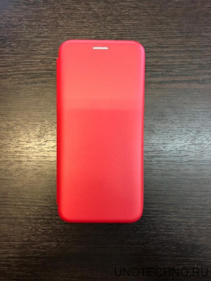 Чехол книжка для Xiaomi Mi A3 (Красная)