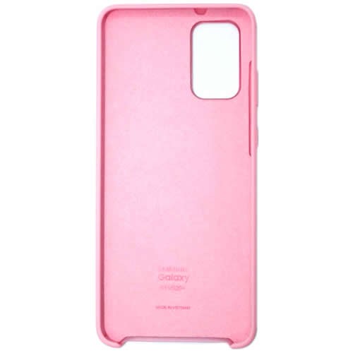 Силиконовая накладка для Samsung Galaxy S20+ с логотипом Pink (Розовая) Силиконовая накладка для Samsung Galaxy S20+ с логотипом Pink (Розовая)
