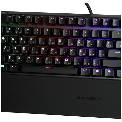 Клавиатура SteelSeries Apex 7 (Red Switch) Gamer USB Black (Черная)