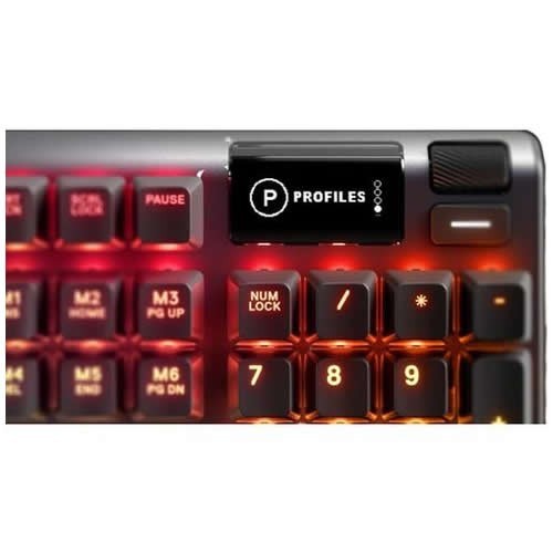 Клавиатура SteelSeries Apex 7 (Red Switch) Gamer USB Black (Черная)