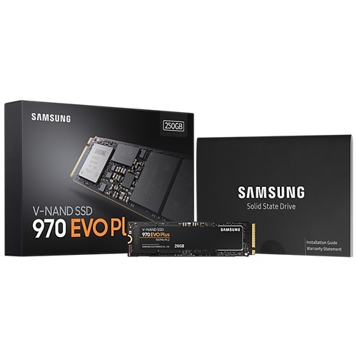 Твердотельный накопитель Samsung 970 EVO Plus NVMe M.2 SSD 250Gb MZ-V7S250BW Твердотельный накопитель Samsung 970 EVO Plus NVMe M.2 SSD 250Gb MZ-V7S250BW