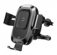 Автомобильный держатель Baseus Smart Vehicle Bracket Wireless Charger (Black) WXZN-01