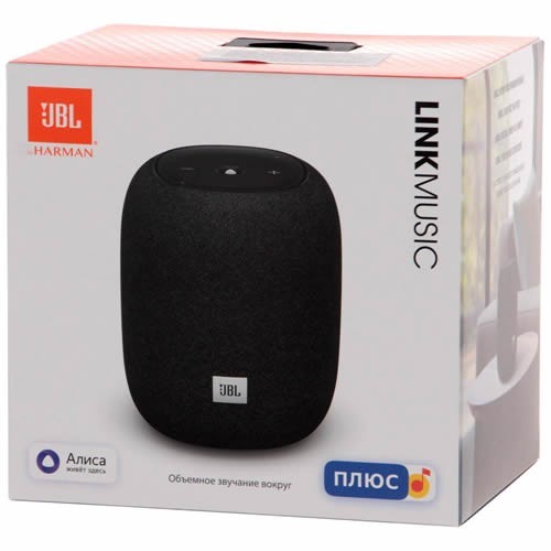 Умная колонка JBL Link Music с Алисой Black (Черный) EAC Умная колонка JBL Link Music с Алисой Black (Черный) EAC