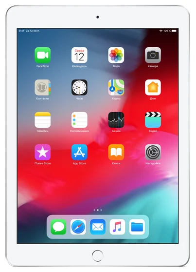 Планшет Apple iPad (2018) Wi-Fi 128Gb Silver (Серебро)