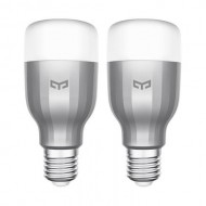 Упаковка светодиодных ламп 2 шт Xiaomi Mi LED Smart Bulb 2-Pack MJDP02YL, E27, 10Вт EAC