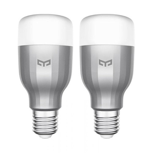 Упаковка светодиодных ламп 2 шт Xiaomi Mi LED Smart Bulb 2-Pack MJDP02YL, E27, 10Вт EAC